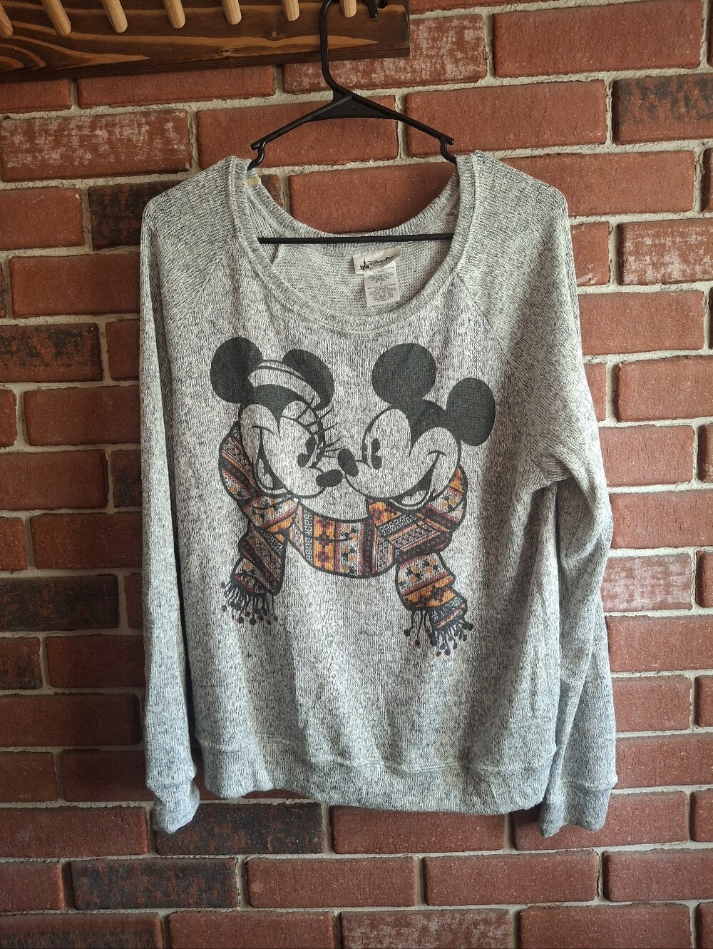 Disney Graphic Heather Gray Women's Sweatshirt